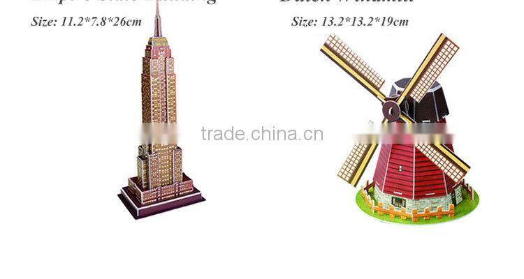 Landmarks 3D Paper Puzzle