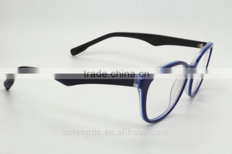 2015 hotselling jelly color transparent fashion acetate hand made spectacles optical frames eyewear eyeglasses