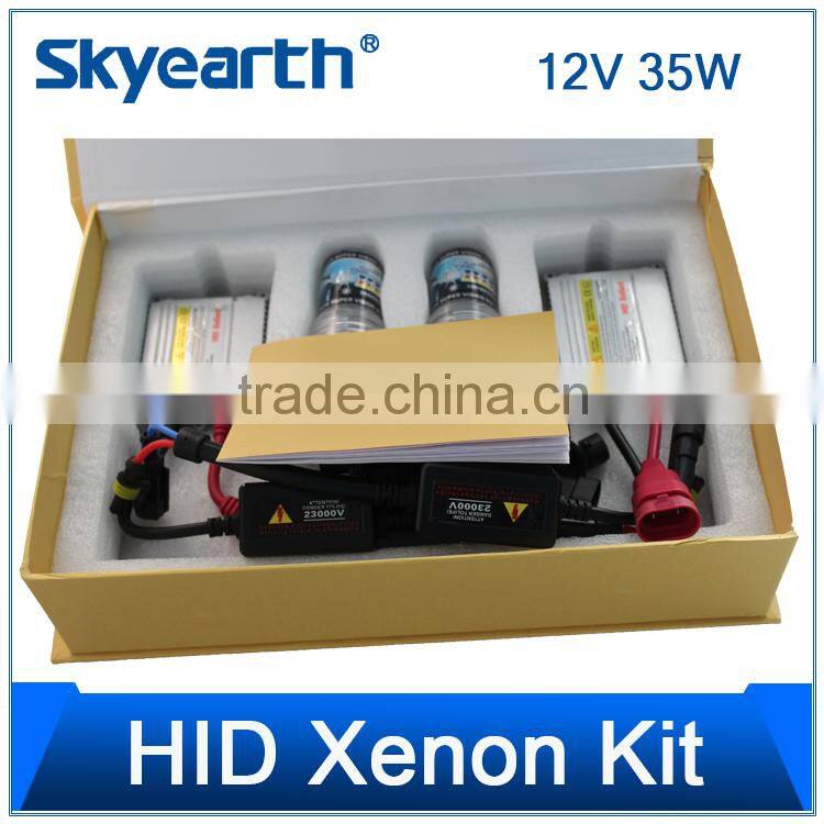 Car AC Slim H1 H7 9005 9006 Focus 6000K 12V 35W HID Ballast Xenon Light Kit