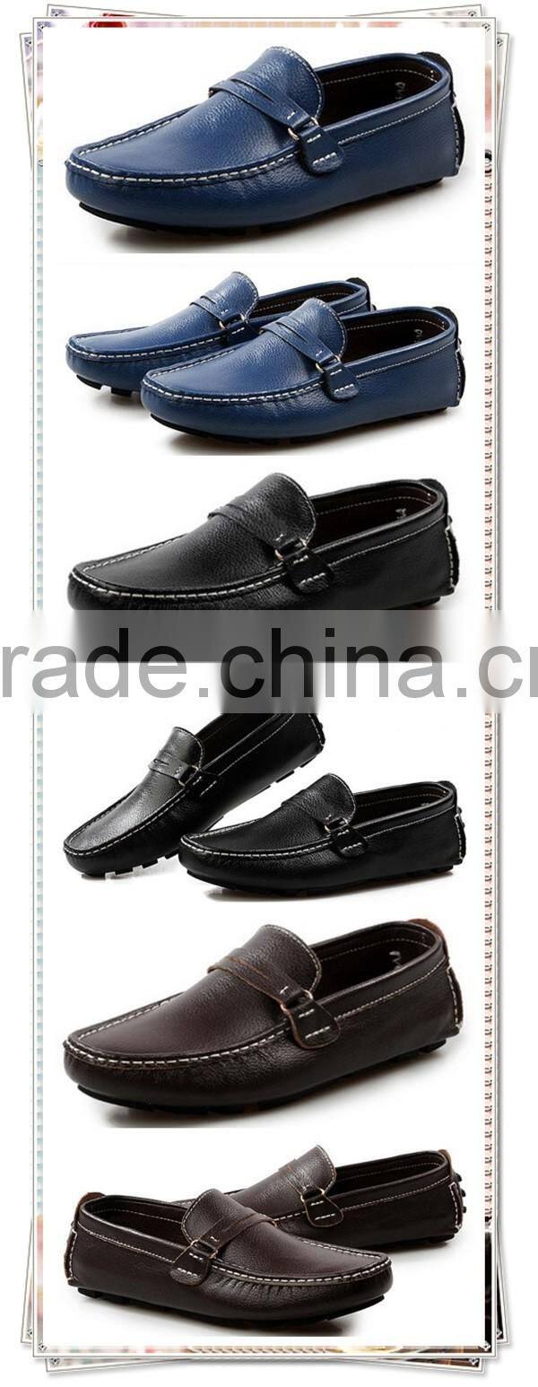 2016 factory price loafers shoes slip on leather shoes for men