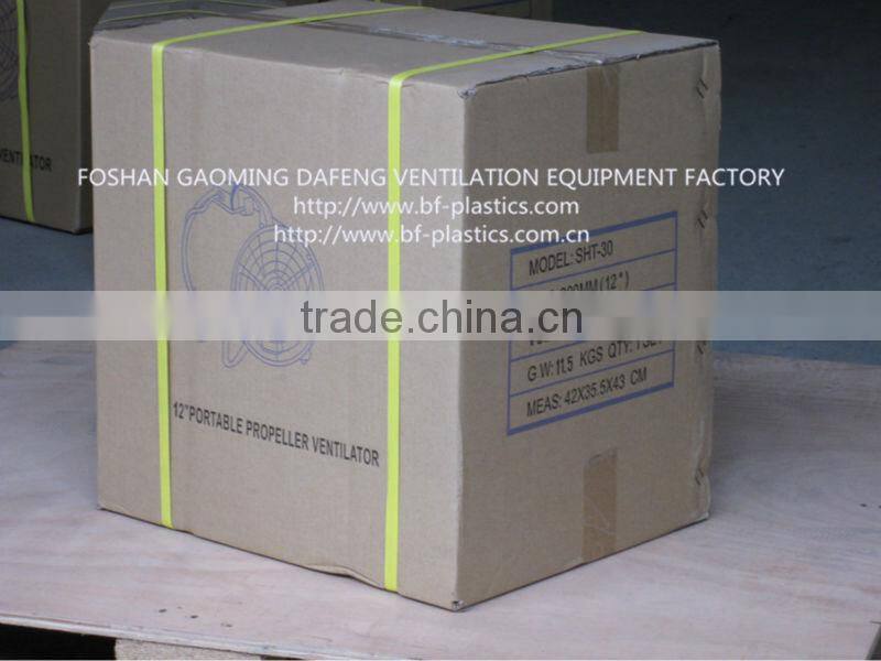 300mm Peacock Blue Portable air blower with European plug