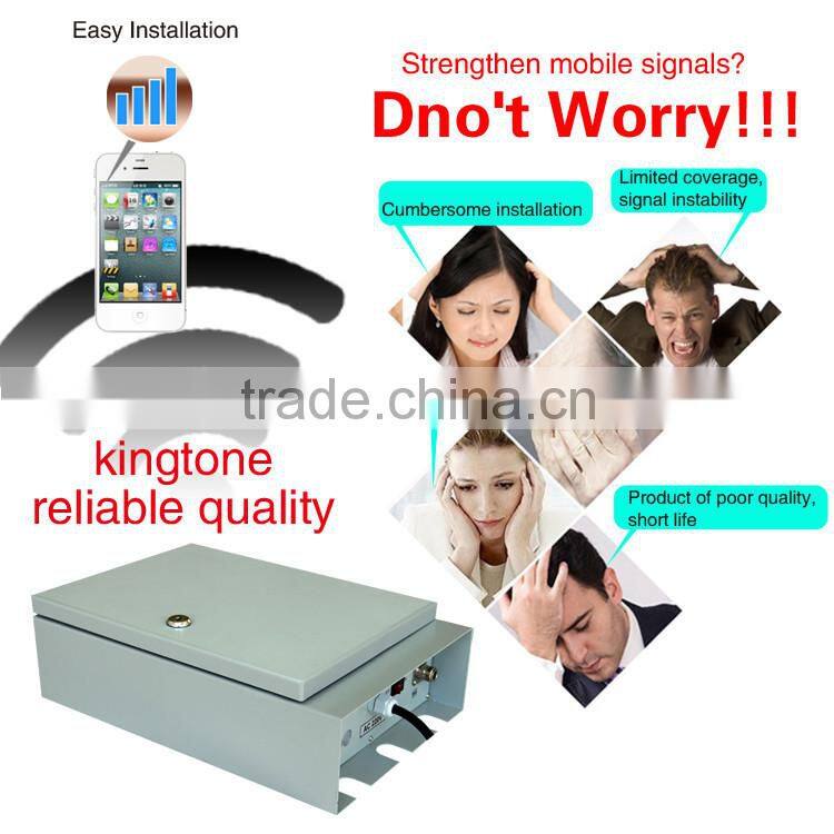 Kingtone 33dBm Wcdma Cell Phone Signal Booster 2100 MHz 3G Mobile Phone Signal Repeater