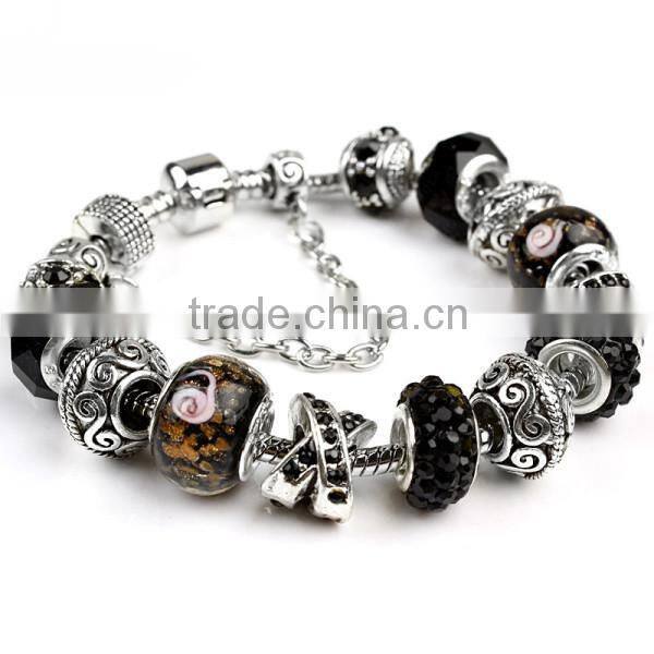 Wholesale 12 Constellations Totem Vintage Tone Stainless Steel Big Hole European Charm Beads Jewelry Accessories SEB-LG527