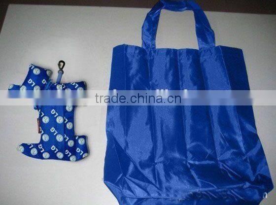 LW 3D dog shape foldable polyester shopping bag