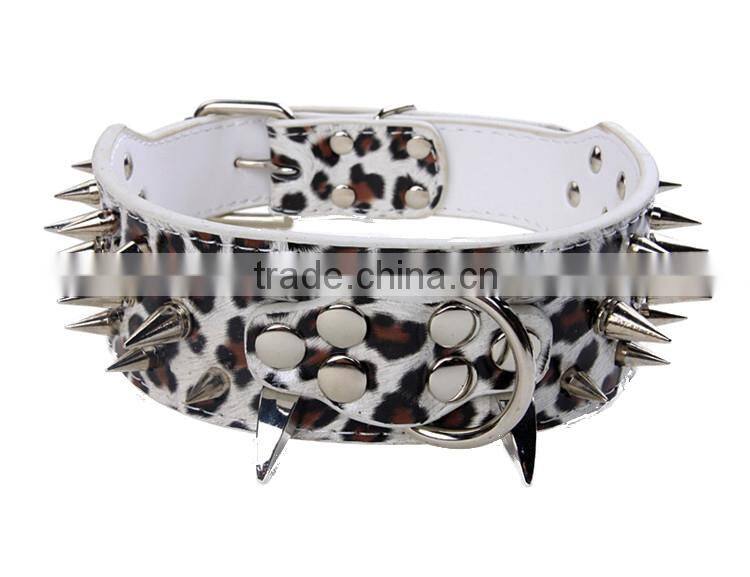 High quality pet dog collar pet collar factory dog collar genuine leather