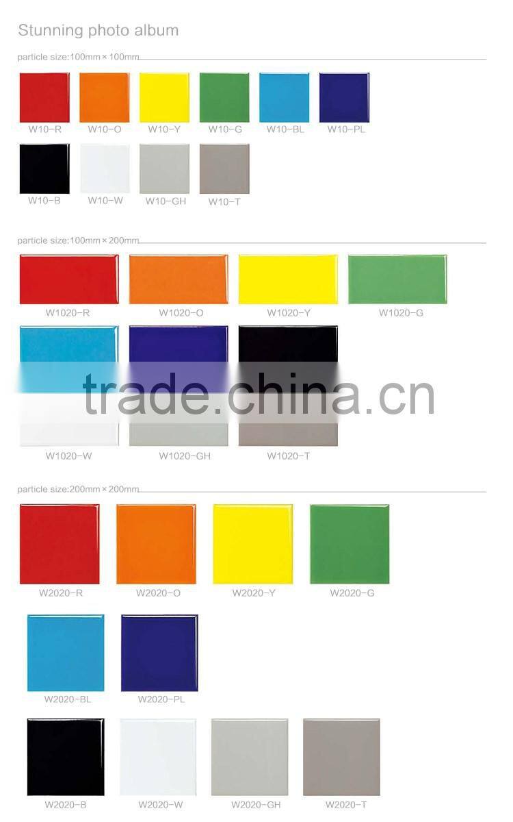 100x200 China bevel edge wall tile, glossy bathroom faux brick ceramic tiles