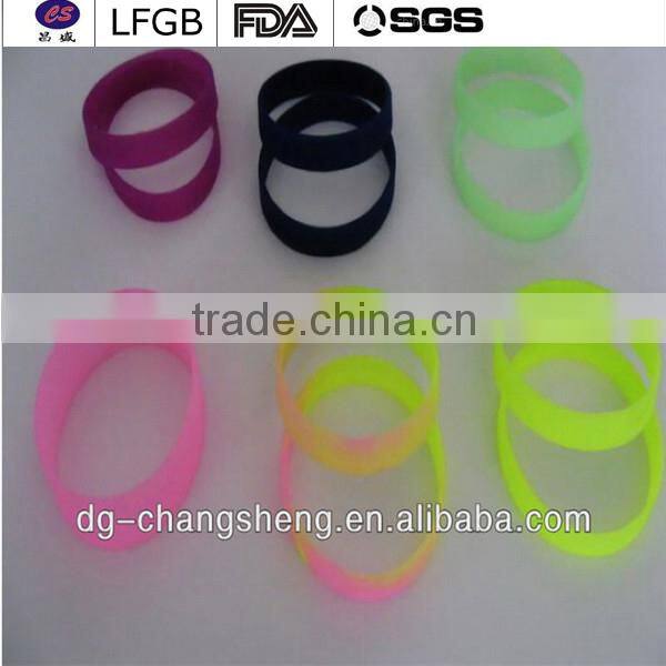 print logo promotional gift durable silicone bracelets&silicone wristband/band with high quality