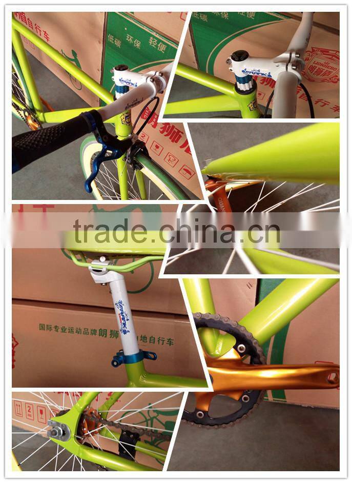 700C spoke wheel bicycle complete fixed gear bike