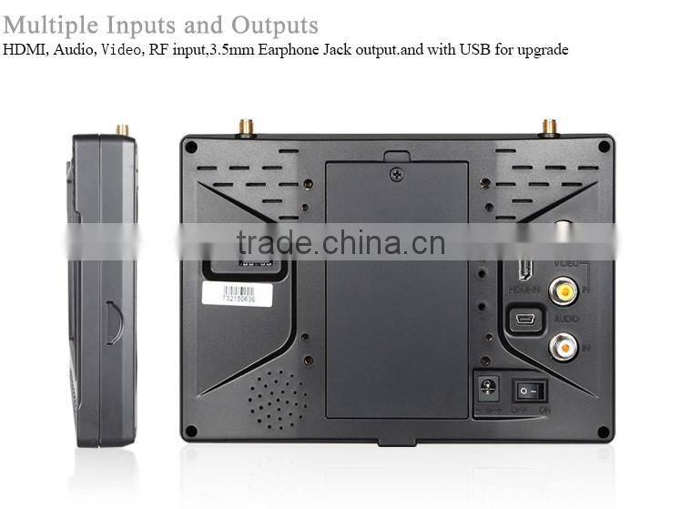 7 inch fpv monitor plastic sunshade sunlight readable drone aircraft for aerial photograph