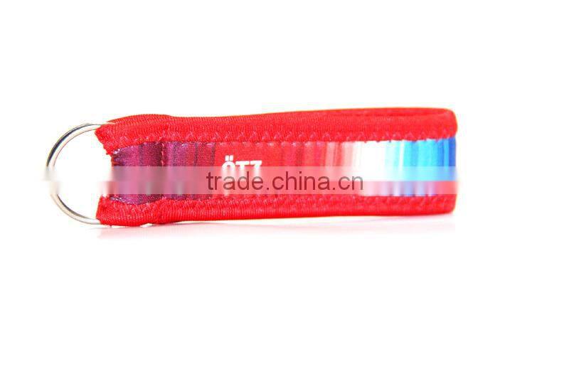 High quality factory supply price Neoprene key holders with a key ring magetic keychian key holder