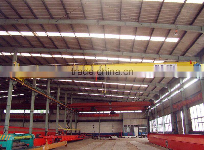 Hot sale light-weight and automation type electric single-girder bridge crane 1-20t