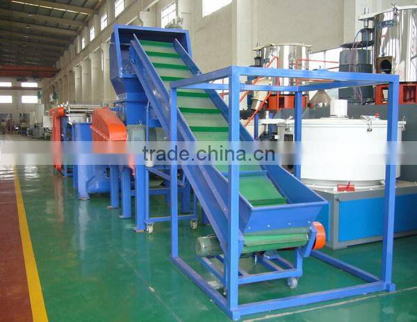PP PE waste film washing crushing line
