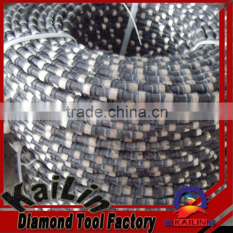 Diamond granite wire saw for quarrying