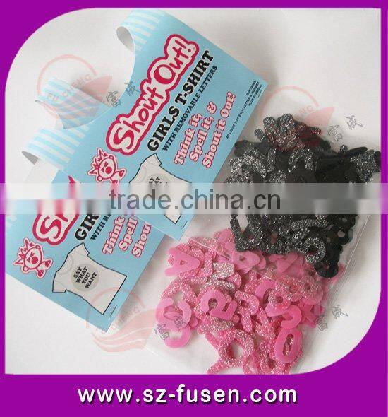 2013 custom T-shirt magic tape letters