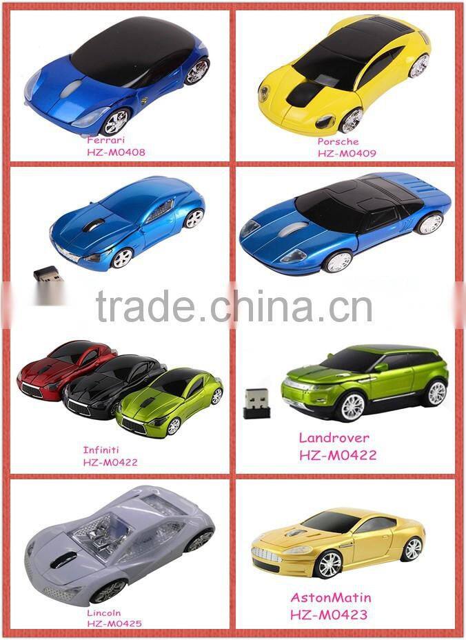 2014 cute usb wireless mouse car