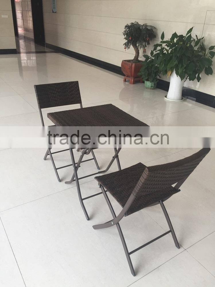 Bistro-005 garden furniture rattan chair bistro set for price