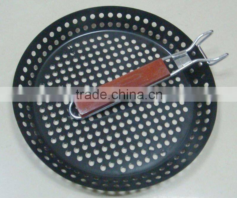 BBQ Pan w. Folding Handle