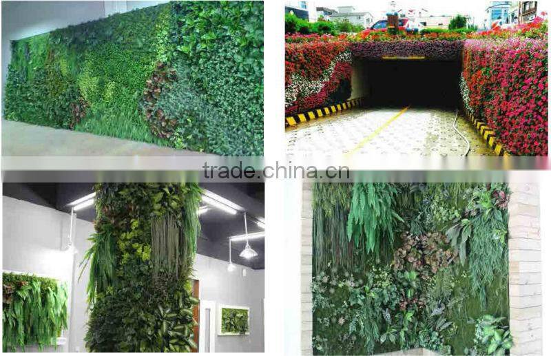 artificial green wall home decor artificial plants wall /fake plants wall
