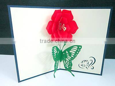 cat ( and moon) 3d greeeting card