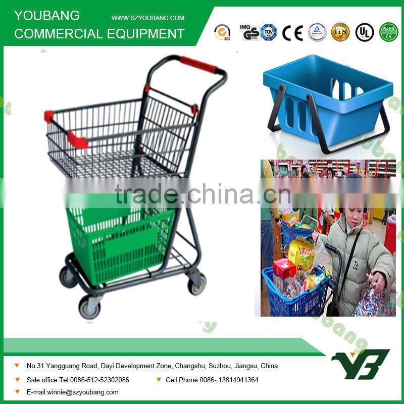 Good Price Plastic handle Shopping Basket