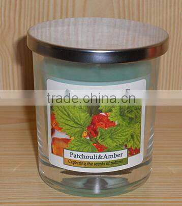 candle in glass jar, scent or unscented, color candle for wedding party or christmas decoration