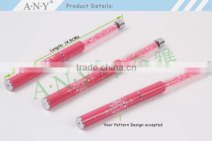 ANY Professional Nail Art Beauty Design Nail Art Rhinestone Pure Kolinsky Nail Art Brush 3D Design