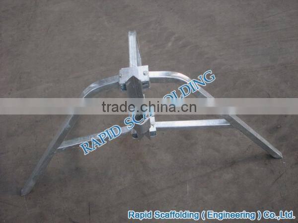 Steel shoring prop tripod