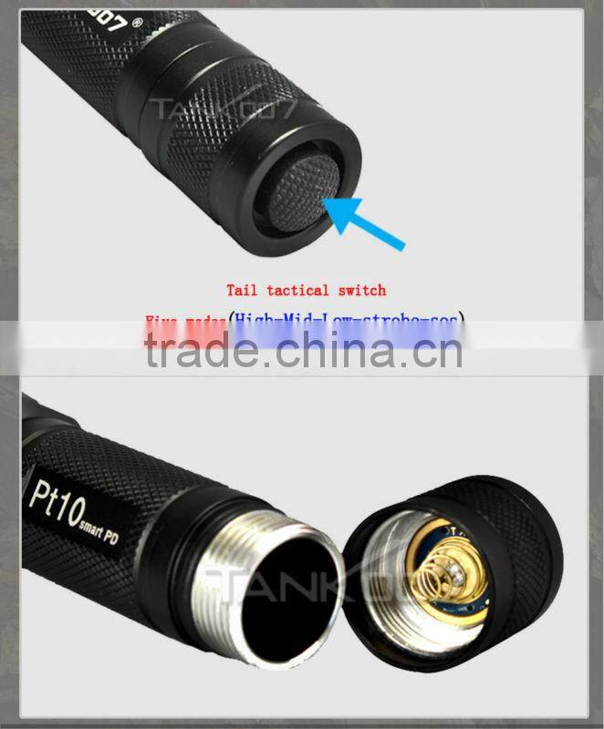 RECHARGEABLE LED FLASHLIGHT 3W Led torch PT10