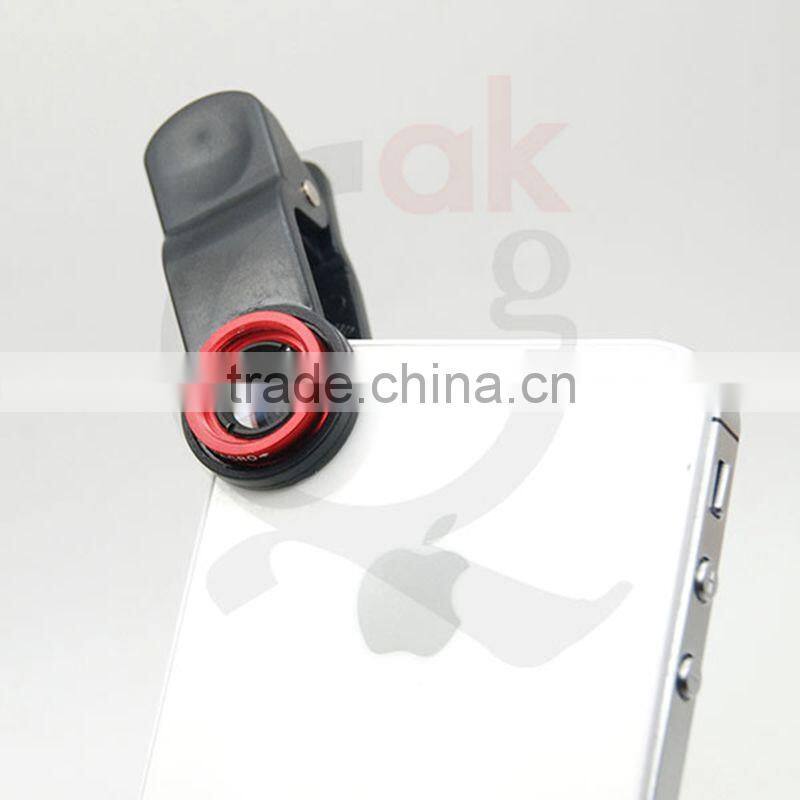 For mobile phone 180 fish eye 0.67x wide angle macro CPL Filter lens 4 in 1 lens