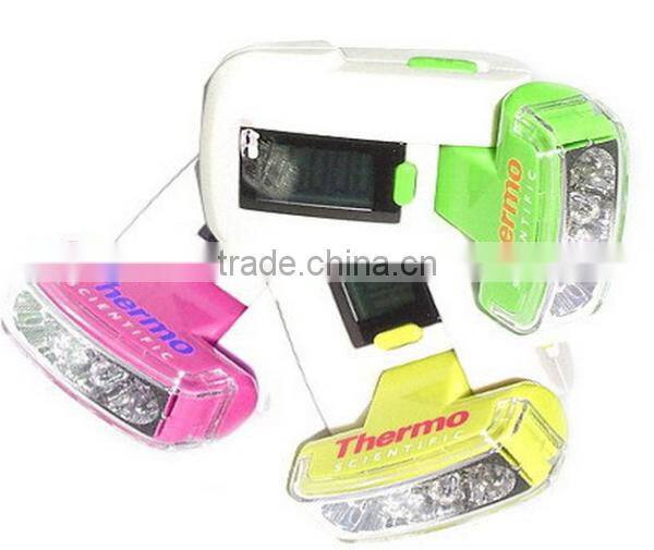 LCD Display Multifunctional Pedometer,digital led flashlight pedometer
