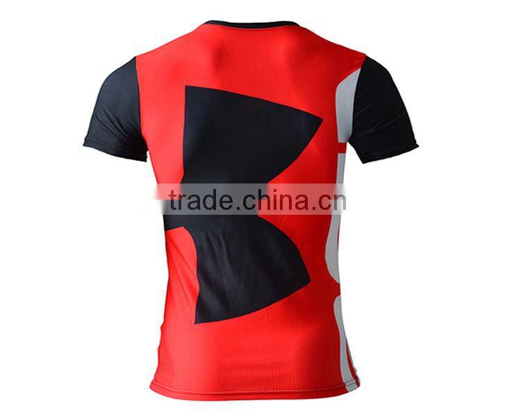 Mens DC Comic Big ande Superhero Compression Shirt Superman Fit Tight Gym Bodybuilding T Shirt