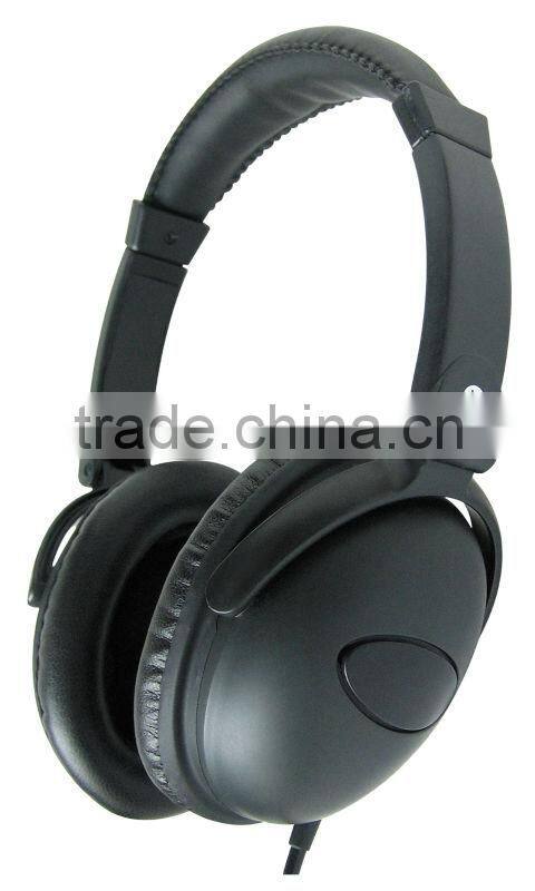 2014 adjustable noise cancelling headset for disposable airline headset for airplane