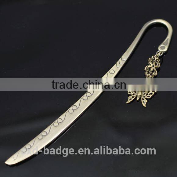 Metal Bookmarks with Customized Logo Chinese style Blue and White Porcelain Bookmark metal for collection