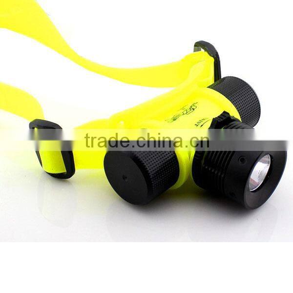 POPPAS FT50 IPX8 Waterproof Submersible Diving Lamp Headlamp For Underwater Lightin