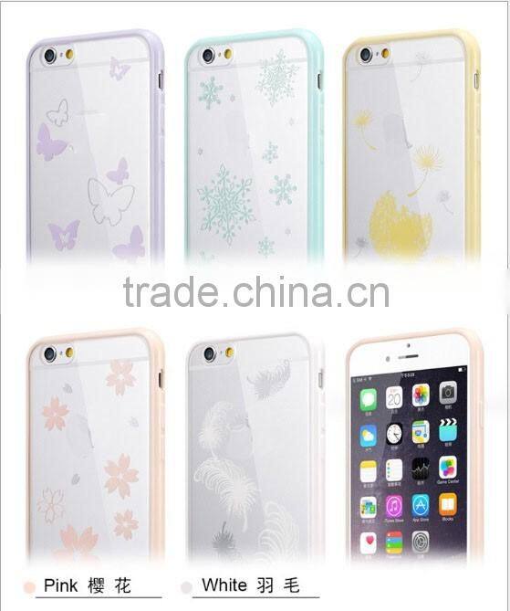 Bulk Buy From China Plastic Equipment Case with TPU Bumper For iPhone 6
