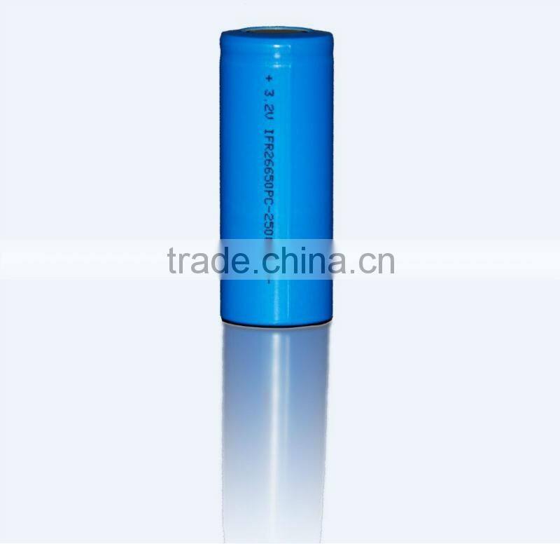 lithium batteries IFR26650 3000mah 3.2v 2500mah
