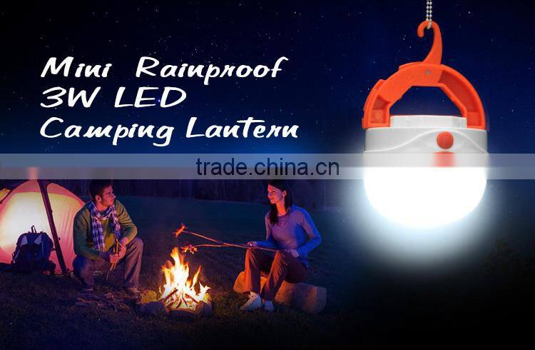 SORBO Wholesale Outdoor Lighting Products Portable Mini LED Lamp Rechargeable Camping Lantern