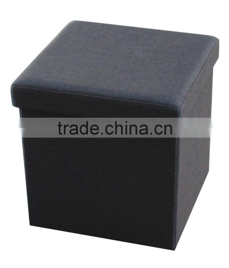 Bedroom Furniture! Imitation linen yellowfolding storage stool