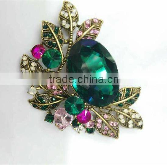 Fashion brooch latest cheap vintage antique brooches in bulk