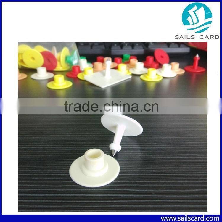 30mm round Ear tag for animal identification