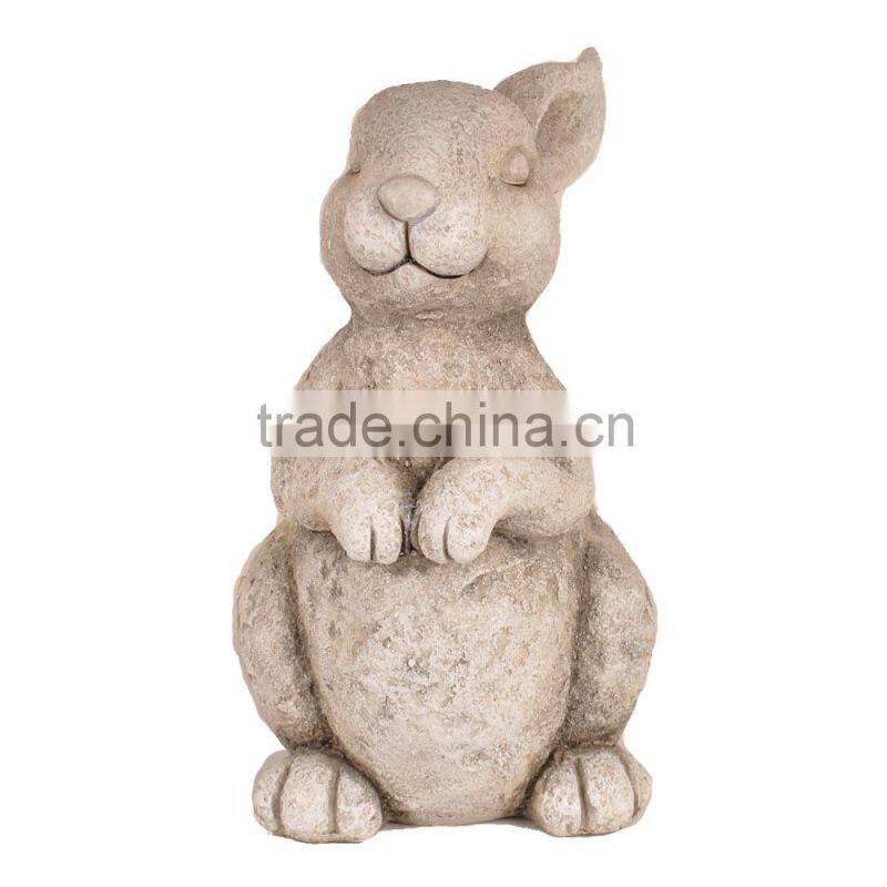New Design Decorative rabbit cement animal statues