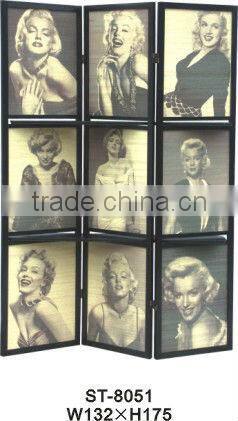 Star Room Divider with Shelfs