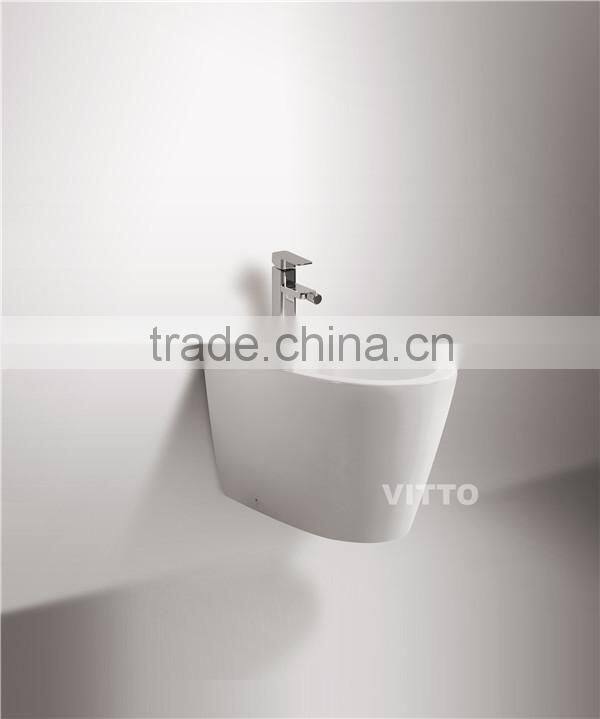 ceramic sanitary ware wall hung bidet