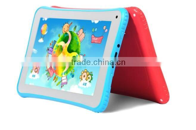 7" resolution 1024x600 HD display dual core/quad core kids tablet PC