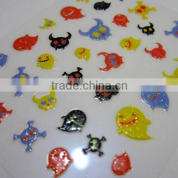 Halloween nail art decals holiday nail art stickers ghost nail decals suppliers
