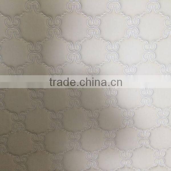 Release paper semi PU faux leather upholstery fabric