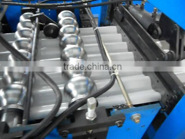 Corrugated Sheet Metal Roof Making Machine China Manufacturing, Glazed Roof Roll Forming Machine For Sale