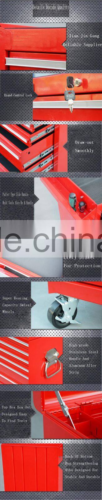TianJinGang Rolling Tool Chest US General Tool Box Keys Workshop Cabinet Supplier