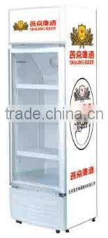 commercial supermarket glass door beer display cooler