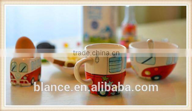 ceramic London bus Children dinner set for baby gift